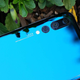 From left to right, you’re looking at the P20 Pro’s 20-MP monochrome camera, a 40-MP RGB camera, and an 8-MP camera with a 3x optical zoom.